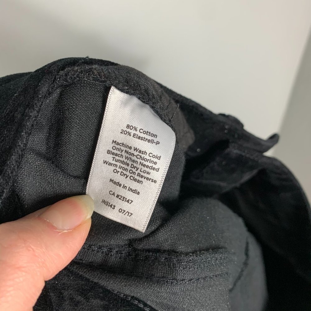Talbots Flawless Five-Pocket Jegging Black Size 6 - Picture 4 of 4